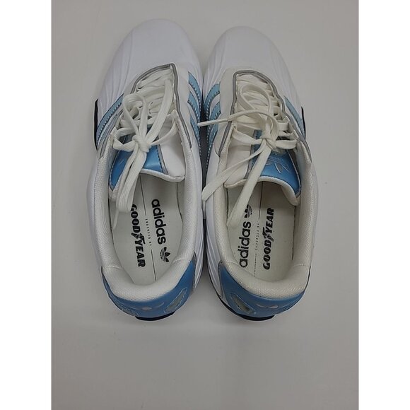 Adidas Goodyear Racing Sneakers Women's Size 9 New without Tags Blue and White - Picture 6 of 9